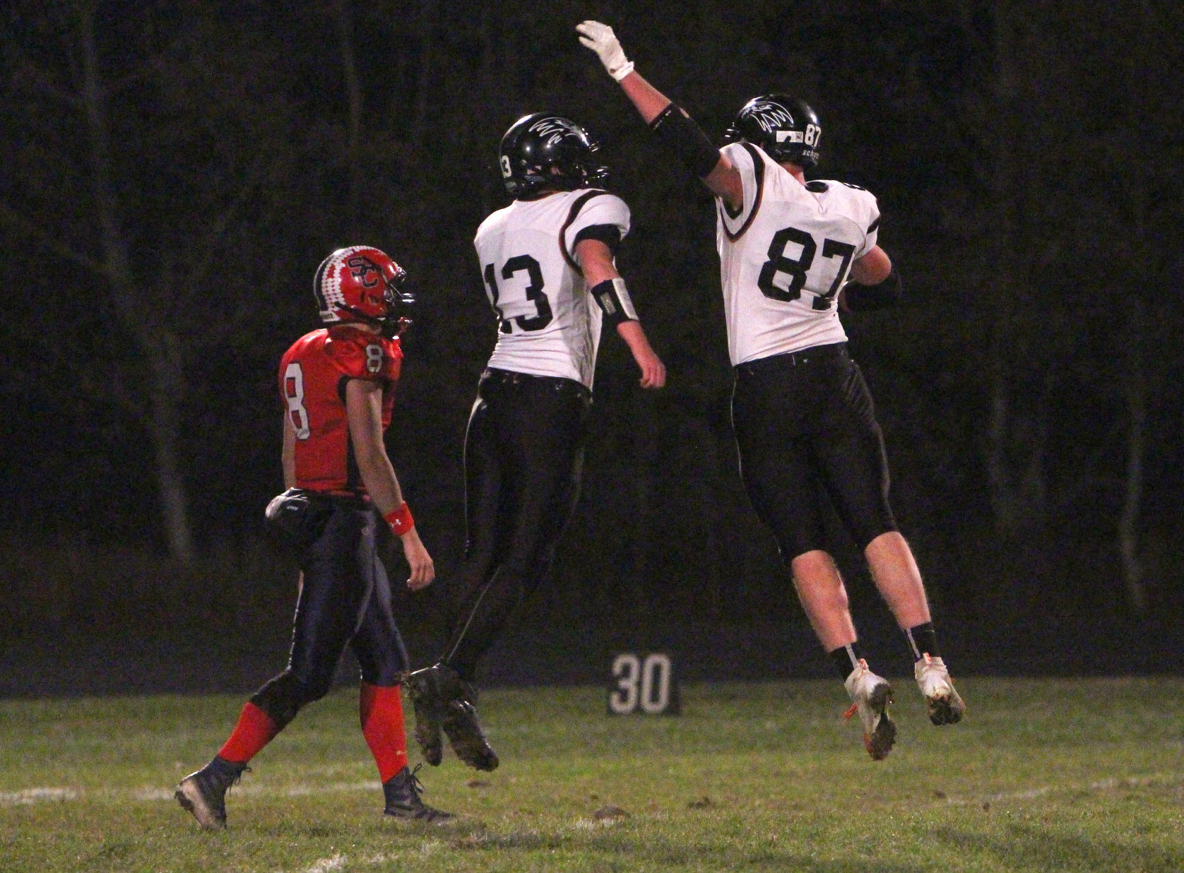 Bloomer football at Spencer/Columbus 10-26-18